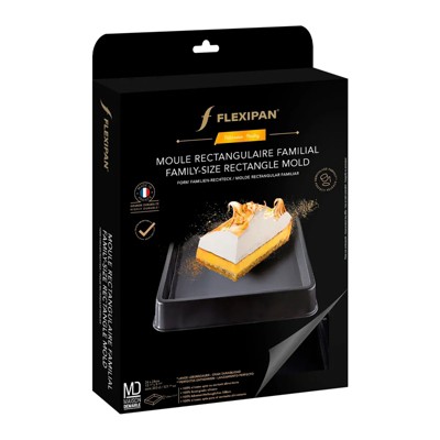 Black Rectangular Non-stick Silicone Baking Mold