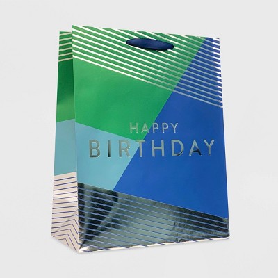 "Happy Birthday" Medium Bag Green/Blue - Spritz™