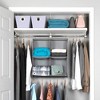 Hold N' Storage - 3 Shelf Hanging Closet Organizer - Black Metal Rod - 2 of 4
