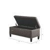 NicBex Ottoman with Storage Bench Storage Organizer Ottoman Tufted Top Soft Close Storage Bench for Entryway Bathroom Bedroom - 4 of 4