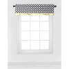 Bacati - Aztec Love Black Gold Window Valance - 4 of 4