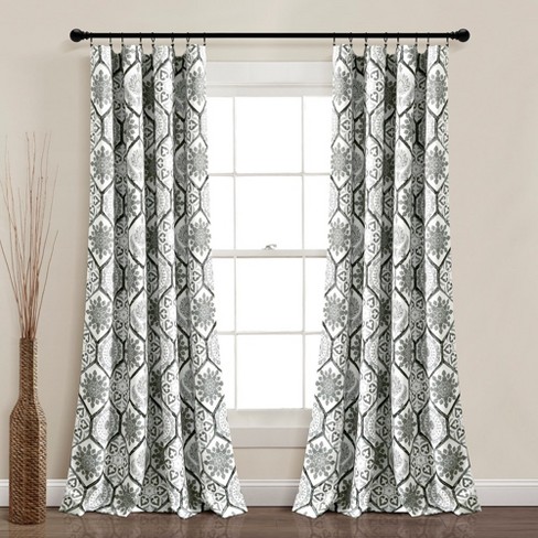 Marvel Light Filtering Window Curtain Panels Gray 52X84 Set - image 1 of 4