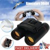 Wikineon Binoculars 30x60 Zoom Travel Compact Folding Telescope Hunting Day Night Outdoor Small Pocket Binoculars Compact Adults - 2 of 4