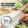 VEVOR Greenhouse Plastic Sheeting 25 x 25 ft, 6 Mil Thickness Clear Greenhouse Film, Polyethylene Film 4 Year UV Resistant, for Gardening, Farming - 3 of 4