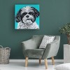 Carolee Vitaletti  'Black and White Shih Tzu' Canvas Art - 4 of 4