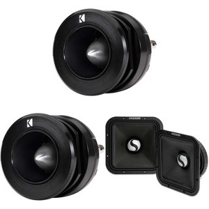 Kicker ST-Series PA ST4TW 1.5" Bullet Tweeter & ST9MR8 9" Mid Range Bundle ( 2 tweeters ) - 1 of 4
