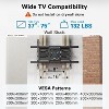 PERLESMITH Full Motion TV Wall Mount for 37-75 Inch TVs up to 132 lbs, TV Mount with Swivel Articulating Arm, Tool-Free Tilt, Max Vesa 600x400mm - 2 of 4
