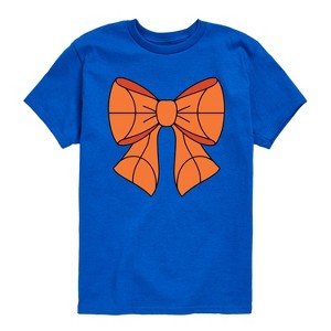 Boys' - Instant Message - Basketball Bow Short Sleeve Graphic T-Shirt - 1 of 4