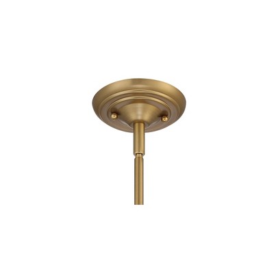 Soft Gold and Opal Glass Mini Pendant Light