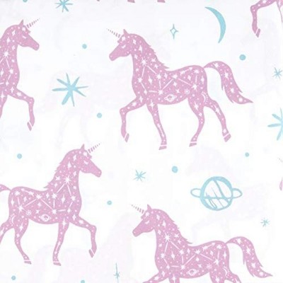 Pink Unicorn Full Microfiber 4-Piece Bed Sheet Set