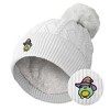 Dalix Sorcerer Frog Cable Knit Pom Beanie - 4 of 4
