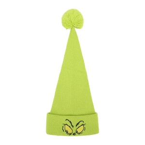 The Grinch Eyes Green Knit Santa Cap - 1 of 4
