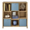 ClosetMaid 1605600 Freestanding Premium 9-Cube Storage Organizer Bench, Weathered Oak - 4 of 4