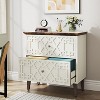 Tribesigns Wooden 2 Drawer Lateral File Cabinet - 2 of 4