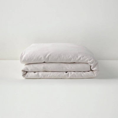 Twin/Twin XL 300 Thread Count Linen Duvet Cover Sand - Tuft & Needle