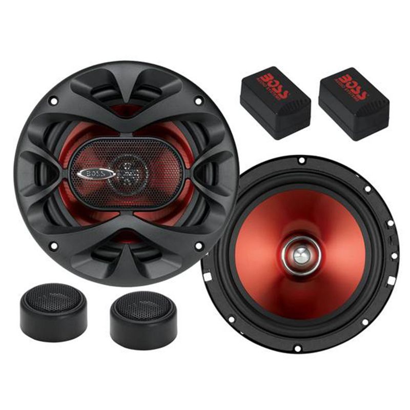 BOSS Audio CH6CK 6.5 Inch 700 Watt 2 Way Component Car Audio Speaker High Quality Stereo System with Poly Injected Metallic Cone, (2 Pack), 2 of 7