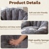 TiramisuBest Bean Bag Chair with Armrest High Density Memory Foam Lazy Sofa Adult Living Room Bedroom Reading Lounger Pre Filled - 4 of 4