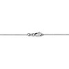 Black Bow Jewelry 0.8mm 14k White Gold Diamond Cut Octagonal Snake Chain Necklace - 4 of 4