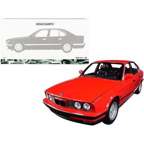 1988 BMW 535i (E34) Red 1/18 Diecast Model Car by Minichamps