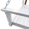 PAGED Outdoor Swing Modern Porch Swing with Armrests and Hanging Chains for Outdoor, Porch, Garden - 4 of 4