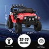 2 Seater Ride On Car for Kids, 12V Cruiser Car, Battery Powered Electric Car w/Remote Control,  LED Lights, Music Player, Gift for Boys Girls 3-8 - 3 of 4