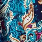 navy layered paisley