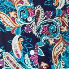 navy layered paisley