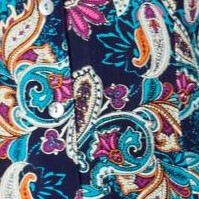 navy layered paisley