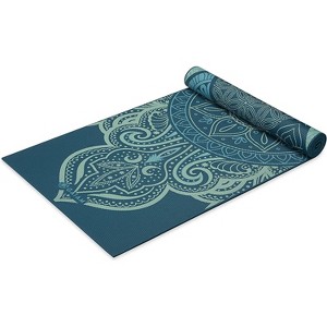 Extra Thick 6mm Yoga Mat, Reversible Non-Slip Print Exercise Mat for All Yoga Types, Pilate - 1 of 4