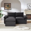 80'' Corduroy Cloud Modular Sectional Sofas with High-Density Sponge Seat and Freely Combinable Design - 4 of 4