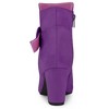 Allegra K Women's Round Toe Block Heel Ankle Booties - 4 of 4