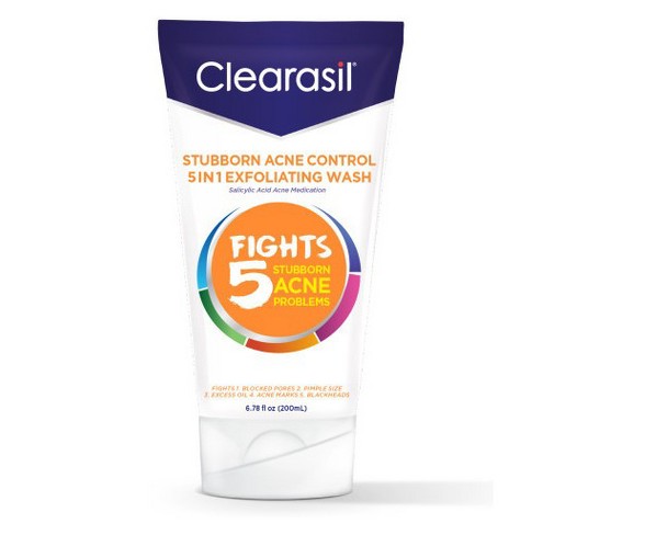 Clearasil Stubborn Acne Control 5in1 Exfoliating Wash 6.78oz