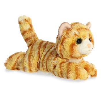 Aurora Mini Flopsie 8" Ginger Cat Orange Stuffed Animal