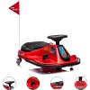 24V Electric Drifting Go Kart for Kids, Ride-On Drift Car with 360° Spin, Dual Speed Modes, Music & LED Lights, Safe Drift Kart Toy for Ages 3-8 - 3 of 4