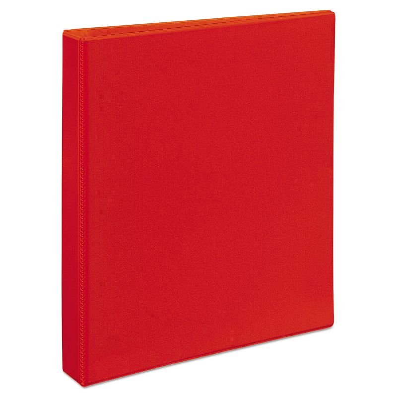 Avery Heavy-Duty View Binder w/Locking 1-Touch EZD Rings 1" Cap Red 79170, 2 of 9