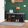 BestMassage Shoe Bench Storage Shoe Organizer Entryway Bench with with Cushion - 2 of 4