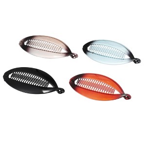 Unique Bargains Women's Hair Accessories Interlocking Ponytail Banana Clip - 1 of 4
