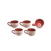 Transpac Winter Sentiment Melted Snowman Ceramic Mug Set of 4, Dishwasher Safe - 4 of 4