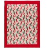 Shiraleah Candy Cane Holiday Throw Blanket - 3 of 4