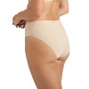 TC Fine Intimates Matte Microfiber Modern High Cut Brief Panty (Rose Bisque, X Large) - 4 of 4