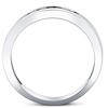 Pompeii3 Mens 14K White Gold Black 1/4ct Diamond Wedding Ring - 4 of 4