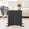Coolbibila Modern Wooden Square Small Coffee Table,Bedside Table With Imitation Solid Wood Design,MDF Side Table For Living Room Bedroom - 3 of 4