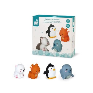 Janod 4 Polar Animals Squirters 04704 - 1 of 1