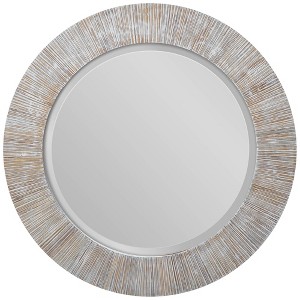 Uttermost Repose Natural Bamboo 36" Round Wall Mirror - 1 of 1
