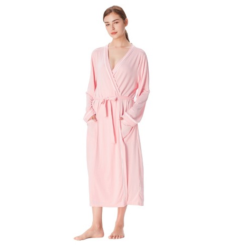 Catalonia Lightweight Womens Robes, Ladies Bathrobe Soft Long, Pink ...
