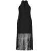 Women's Plus Size Calypso Fringe Dress - black | CITY CHIC - 4 of 4