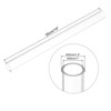 Unique Bargains Lamp Lantern Water Cooling System Acrylic Round Pipes Clear 4 Pcs 14" - 2 of 4
