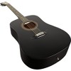 Rogue RA-090 Dreadnought Acoustic Guitar Black - image 4 of 4