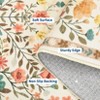 Modern Area Rug Farmhouse Washable Rug Butterfly Floral Print Area Rugs for Living Room Bedroom - 4 of 4
