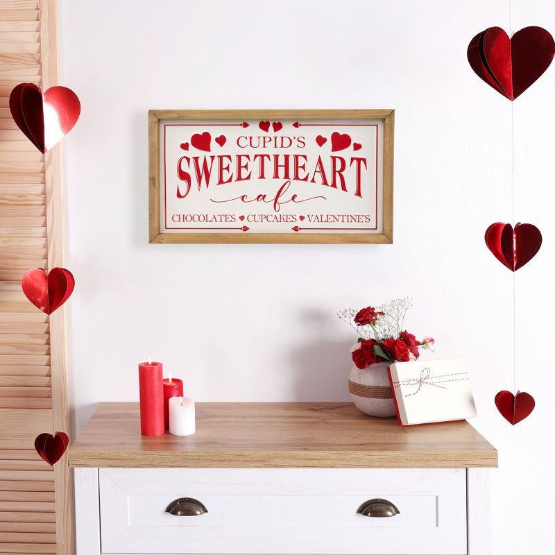 Northlight Cupid's Sweetheart Cafe Valentine's Day Framed Wall Sign - 15.75", 2 of 7